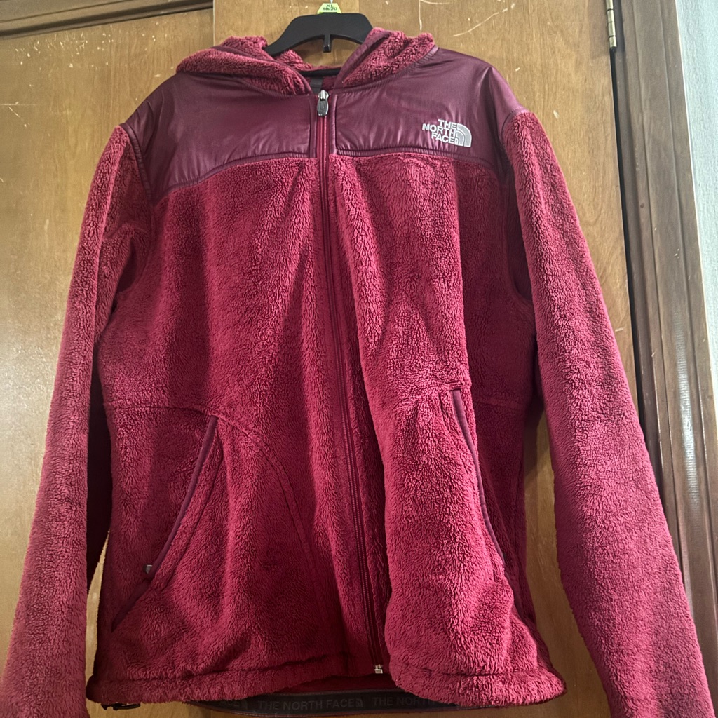 The North Face Burgundy Fleece Jacket